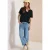 Cecil Dames Shirt met korte mouwen en gespleten hals in Groen