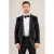 Heren Zwarte 3-Piece Fluwelen Trouw Tuxedo Formele Costume