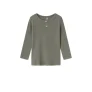 NAME IT MINI longsleeve NMMKAB olijfgroen