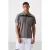 Heren kleur-geblokkeerde polo t-shirt