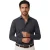 Business overhemd Cavallaro Napoli grijs jersey