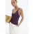 Mango top met glitters – paars