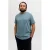 JACK & JONES PLUS SIZE regular T-shirt Plus Size blauw
