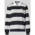Review Poloshirt met lange mouwen, strepen en contrasterende knoopsluiting