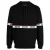 Moschino Heren Gepersonaliseerde Tape Hoodie (Zwart)