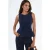 Denim Peplum Top