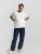 LEBASQ Onderhemd ‘Miles 3 Pack Crew Neck Long Fit’  wit