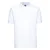 Russell Heren Ripple Collar & Manchet Poloshirt met korte mouwen (Wit)