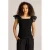 Ivy Beau top broderie zwart