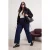 Trendyol Curve Dames Blauw Effen Wijde pijp Hoge taille Grote maten Jeans