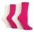 Wildfeet – 4 Paar Dames Cashmere Boot Sokken | Ribgebreide Wollen Bed Sokken – Wijn / room