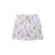Swim Essentials zwemshort met all over print wit/blauw/bruin
