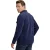 katoenen A Fish Named Fred overshirt donkerblauw rib