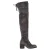 Stuart Weitzman Genna Over The Knee Laarzen in Grijs Suède