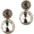 OTAZU Ophelia Earpins Crystal – Rhodium Rhodium