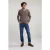 River Woods Mer Bsc Cf V-neck Swt Beige