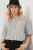 Gestreepte Cropped Shirt met Zak