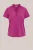 WE Fashion – Dames T-shirt met ruches – Regular fit – Fuchsia – LENZING™ ECOVERO™ viscose –