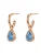 Hey Happiness Oorbellen ‘March Birthstone’  rose-goud