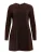 Object Objfilipa L/s Re Short Dress Dames – Jurk – Bordeaux –