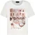 Monari  t-shirt with city print 410553 105 cream