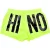 Moschino Heren Polyester Zwemshort met Logo (Geel)