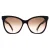 Marc Jacobs Cat Eye Womens Plum Bruin Kleurverloop Marc 336/S