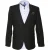Carter & Davis – Casual colbert – Heren – 58 – Zwart – Wol – 2628-7424