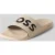 Boss Badslippers met label in reliëf model ‘ARYEH’
