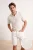 TRENDYOL MAN Heren Ecru Effen Kort Regular fit Poloshirts