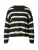 JDY Oversized trui ‘JDYJusty’  lichtbeige / donkergroen
