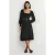 Boden Square Neck Knitted Dress Blk