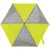 STEP BY STEP Paraplu  neongeel / grijs