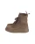 Alexander McQueen Veters Combat Boots in Khaki Suède