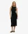 Superdry Vrouwen Jersey Midi-jurk met Gedraaide Achterkant Zwart
