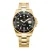 Jacques du Manoir Analoog horloge  goud / zwart