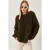 Oversized Getextureerde Breisweater met Pluchen Detail