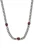 faina Ketting  donkerrood / zilver