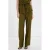 Mango straight regular waist casual broek groen