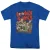 Looney Tunes Unisex T-shirt voor volwassenen ‘Saturday Mornings’ in heather-kleur (Royaal Blauw)