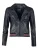 JCC Tussenjas  ultramarine blauw / rood / wit