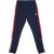 FILA Sausalito Sweat Pants With Block Stripes Black Iris-true Red