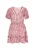 IZIA Zomerjurk ‘Fashion Look’  lichtblauw / rosa / magenta / donkerrood