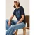 Cecil Dames Shirt in linnenlook in Blauw