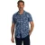 Blauwe geprint casual overhemd New Zealand