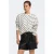 ONLY sweater met stippen – ecru/zwart