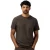T shirts State of Art bruin T shirt met visgraatpatroon