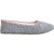 White Stuff Embroidered Ballet Slipper Grey Multi