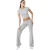 USA Pro Sophie Habboo kort T-shirt voor dames (Grijs)