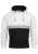 INDICODE JEANS Sweatshirt ‘ Magnus ‘  grijs / zwart / wit